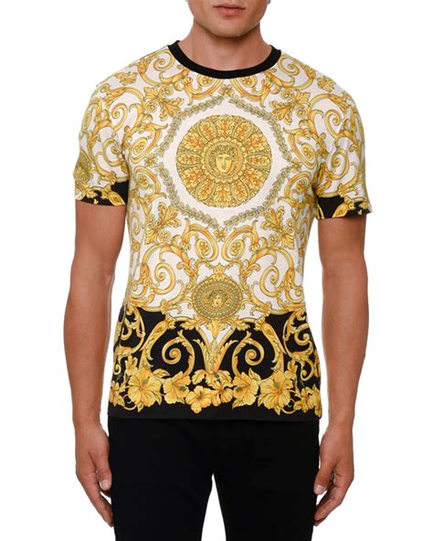 versace mens t shirt sale|versace long sleeve shirt men.